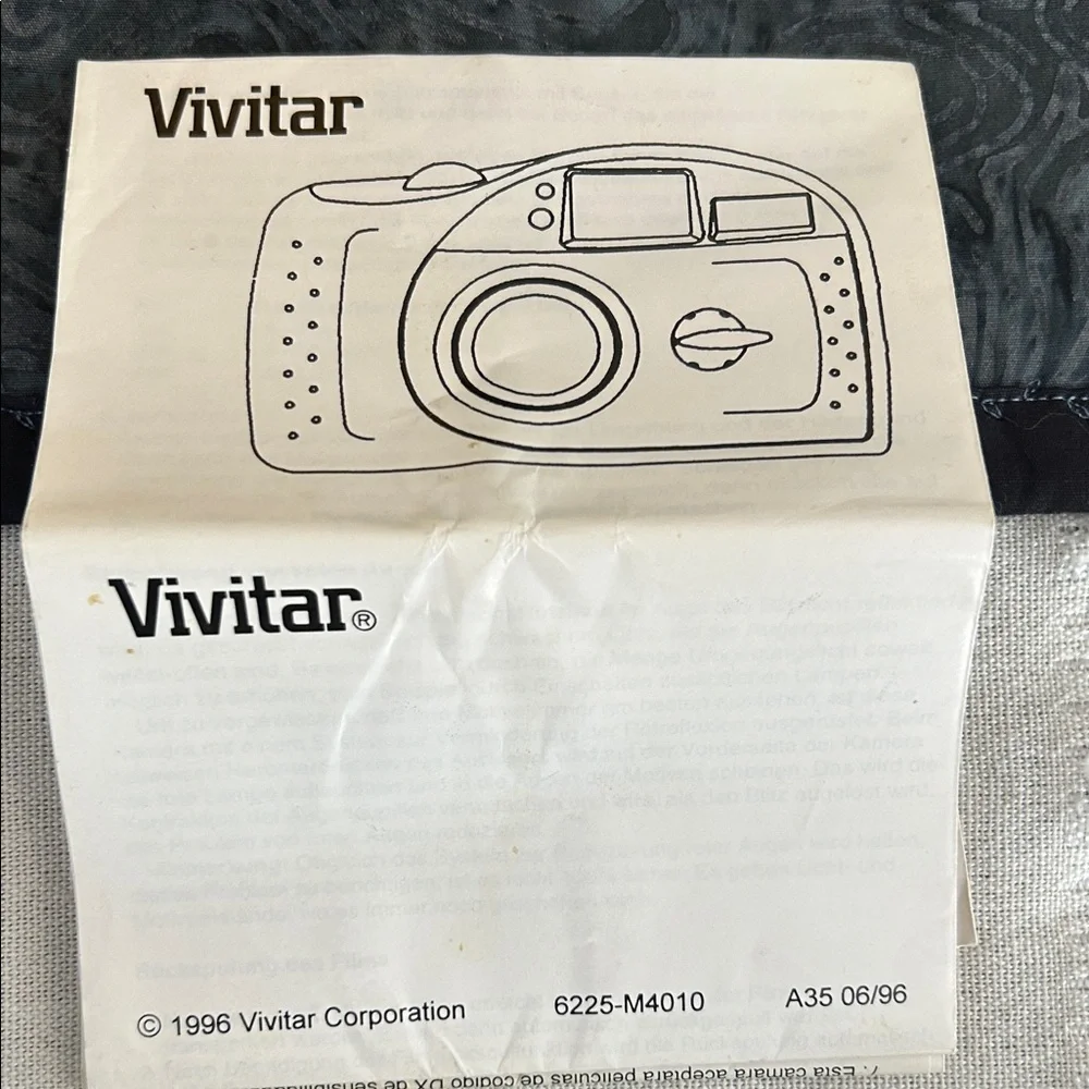 A35 Splash Proof Vivitar Yellow Camera